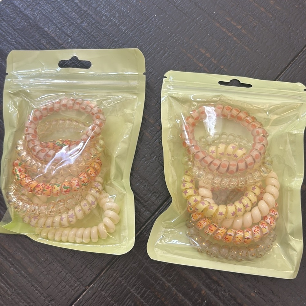 12 Spiral Hair Scrunchie | non damage hair tie
